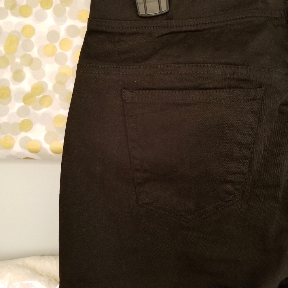 LAST! Black knee Slit Joggers - Picture 5 of 8